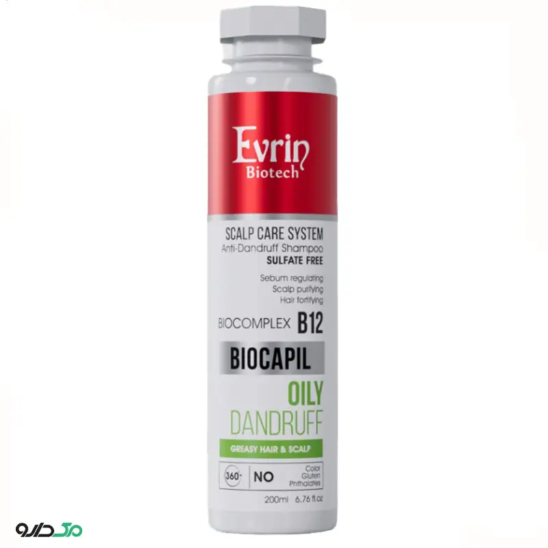 شامپو تقویت کننده و ضد شوره چرب اورین بیوتک